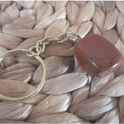 Porte Clés en Jaspe rouge