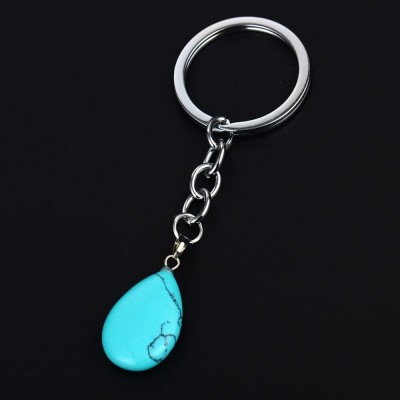 Porte Clés Goutte en Turquoise – Image 3