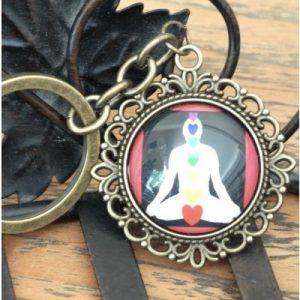 Porte Clés Yogi des 7 Chakras