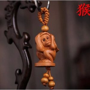 Porte Clés Signe Zodiaque Chinois Singe