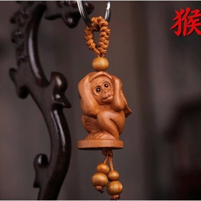 Porte Clés Signe Zodiaque Chinois Singe