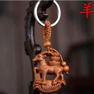 Porte Clés Signe Zodiaque Chinois Chèvre