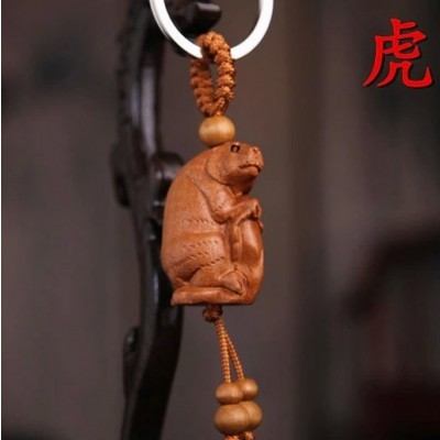 Porte Clés Signe Zodiaque Chinois Tigre