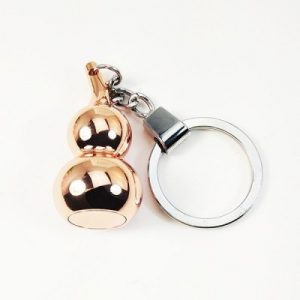 Porte Clés Wu Lou Cuivre rose