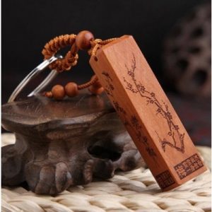 Porte Clés Baton Fleuri