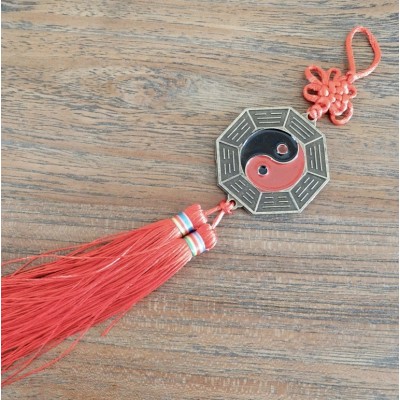 Suspension Miroir Plat Bagua Yin Yang – Image 3