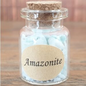 Bouteille Pierres Brutes Amazonite