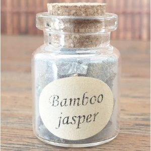 Bouteille Pierres Brutes Jaspe Bambou