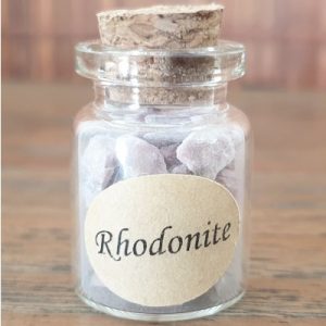 Bouteille Pierres Brutes Rhodonite