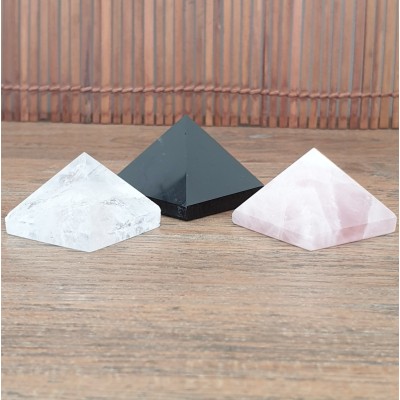 Les 3 Pyramides en Pierres Semi Précieuses 35mm – Image 3