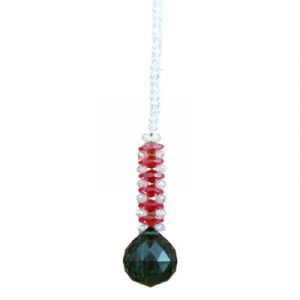 Suspension Cristal Solaire 30mm vert