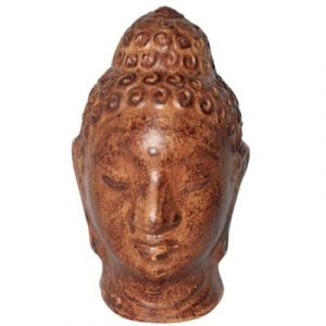 Tête de Bouddha Thaï brun