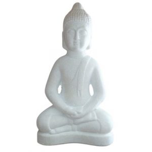 Statue Bouddha Thaï blanc 40cm