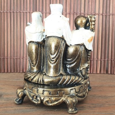 Statue Les 3 Sages Immortels blancs – Image 2