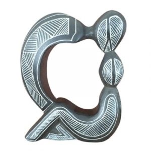 Statue Couple Coeur Ardent 20cm