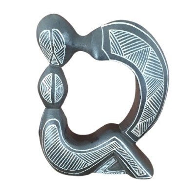 Statue Couple Coeur Ardent 20cm – Image 2