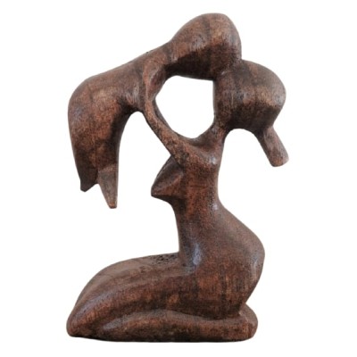 Statue Mère et son Enfant 10cm