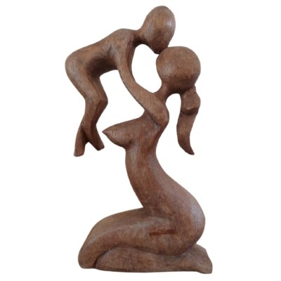 Statue Mère et son Enfant 20cm
