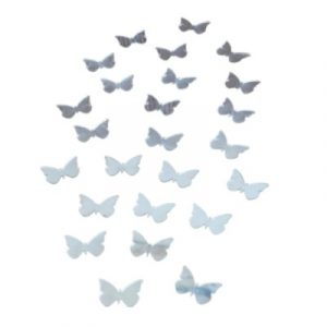 Sticker Miroirs 25 Papillons Virevoltants