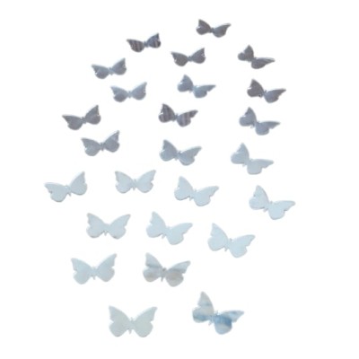 Sticker Miroirs 25 Papillons Virevoltants