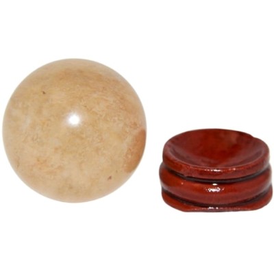 Boule de Jade jaune 35mm – Image 2