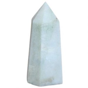 Pointe Obélisque Chakra en Amazonite
