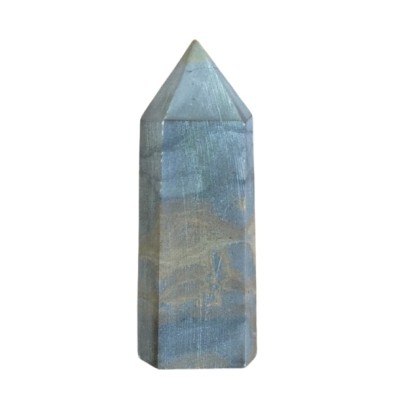 Pointe Obélisque Chakra en Jade marron – Image 2