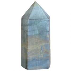 Pointe Obélisque Chakra en Jade marron