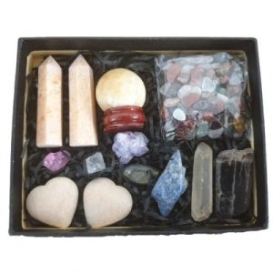 Coffret Chakra ensemble en Aventurine orange