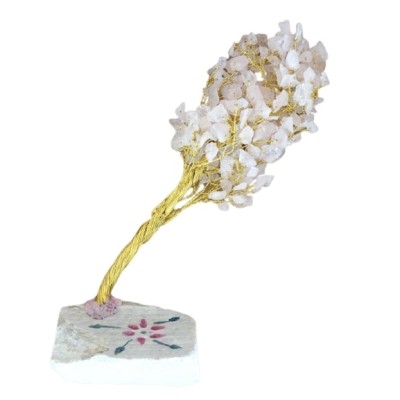 Grand Arbre à Pierres en Quartz rose – Image 3