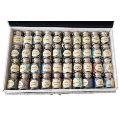 Coffret Deluxe 40 Bouteilles en Pierres Roulées – Image 2