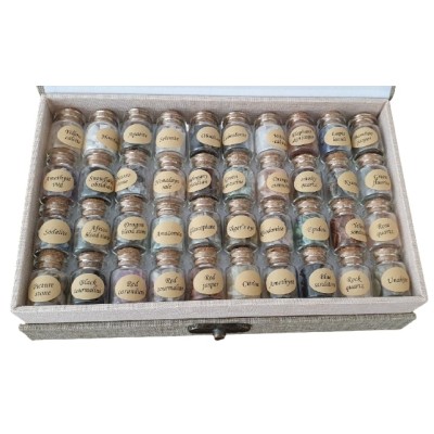 Coffret Deluxe 40 Bouteilles en Pierres Brutes – Image 2