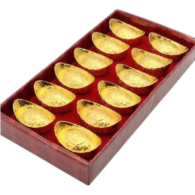 Coffret des 12 Lingots d'Or de la Prospérité