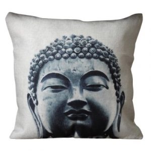 Housse Coussin de Tête de Bouddha Thai