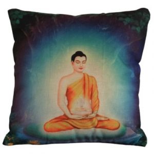 Housse de Coussin Bouddha Illuminé