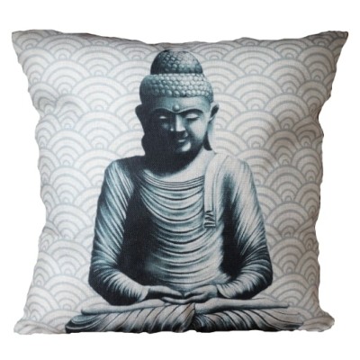 Housse de Coussin Bouddha de la Sérénité