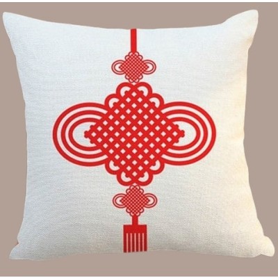 Housse de Coussin Trois Noeuds Mystiques