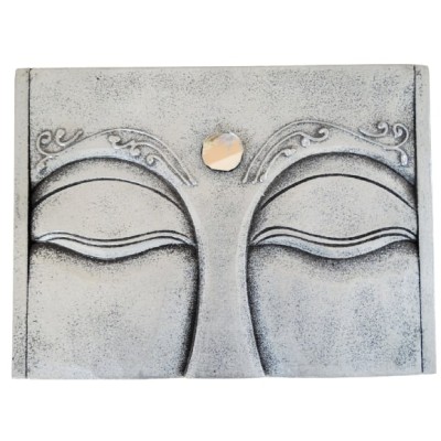 Boîte Yeux de Bouddha gris 24cm