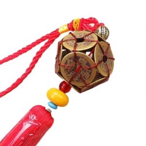 Grande Suspension 10 Pièces de Monnaie Boules