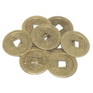 Lot 10 Pièces de Monnaie Chinoise 25mm