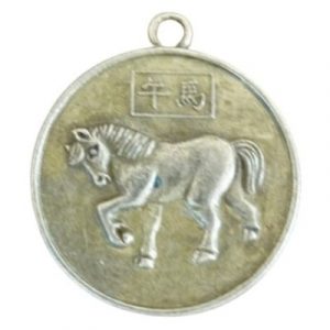 Médaillon Pièce Zodiaque Cheval