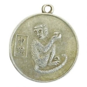 Médaillon Pièce Zodiaque Singe
