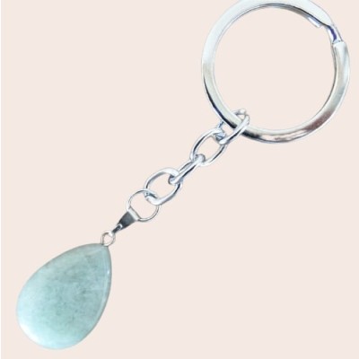 Porte Clés Goutte en Aventurine verte – Image 2