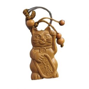 Porte Clés Chat Maneki Neko