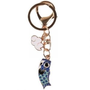 Porte Clés Koinobori bleu