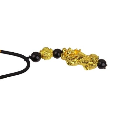 Suspension Pendentif Pi Yao Mala doré – Image 2