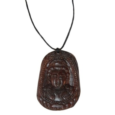 Pendentif Bouddha en Jade brun – Image 2