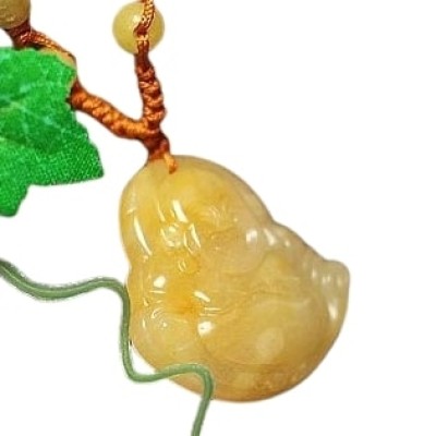 Collier Bouddha Maitreya en Topaze – Image 2