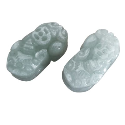 Double Pi Yao en Aventurine verte – Image 2