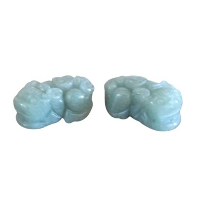 Double Pi Yao en Aventurine verte – Image 3